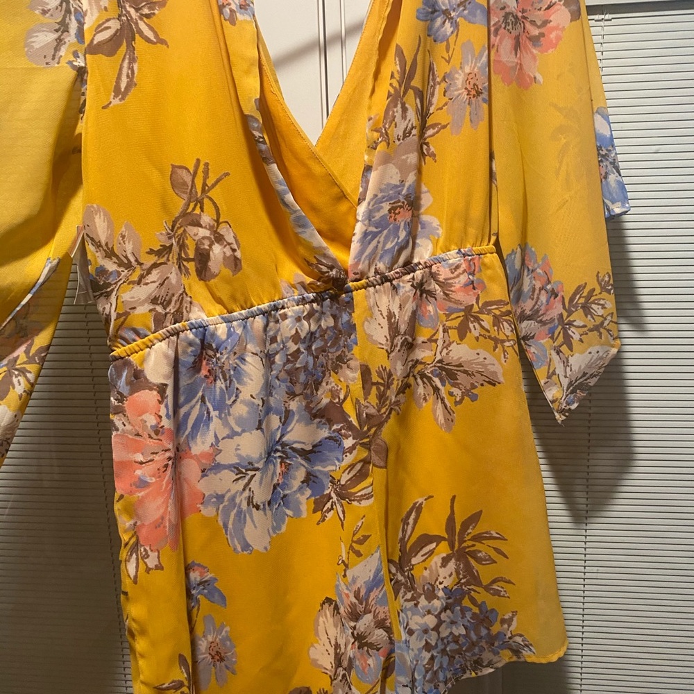 Yellow romper